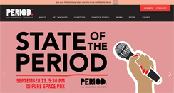 Desktop Screenshot of period.org