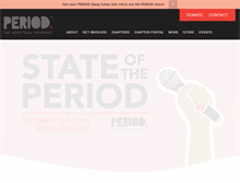 Tablet Screenshot of period.org